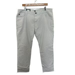 Linksoul Men's Golf Chino Straight Bamboo Chalk 5 Pocket Pant NWT 40R $130